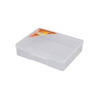 Fischer 1 Compartment Medium Storage Box 195 x 155 x 46mm - Box of 12