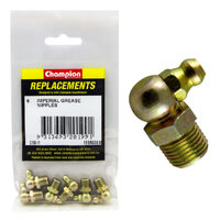 Champion C108-11 Grease Nipple Refill 1/8" NPT 90° - 6/Pack