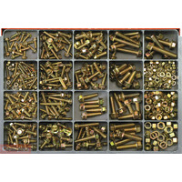 Champion CA495 Flange Head Bolt Assortment Kit, 455 Pcs