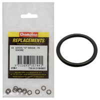 Champion C118-1 Viton O-Ring Imperial Refill 7/32" x 1/16" - 10/Pack