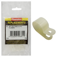 Champion C124-4 Nylon Cable Clamp 9.5mm -  12/Pack