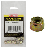 Champion C126-3 5/16" UNC Nylon Insert Lock Nut -  10/Pack
