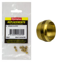 Champion C1412-7 Brass Olive 102N Suit 3/16" Nylon Tube - 10/Pack