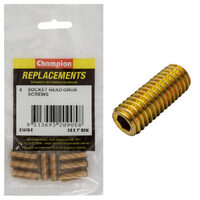Champion C1416-8 BSW Grub Screw 3/8 x 1" - 8/Pack