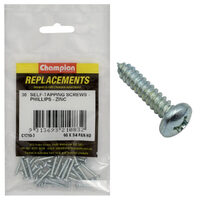 Champion C1710-3 Pan Head Self Tapping Screw 3.5 x 19mm - 30/Pack