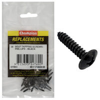 Champion C1720-2 Mushroom Head Self Tapping Screw 3.5 x 13mm - 30/Pack