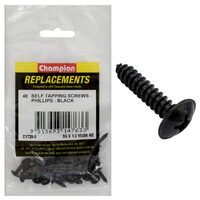 Champion C1720-5 Mushroom Head Self Tapping Screw 4.2 x 13mm - 40/Pack