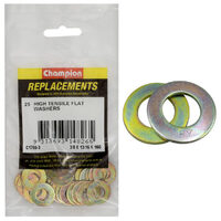 Champion C1755-3 Flat Washer High Tensile 3/8 x 13/16" x 16G - 25/Pack