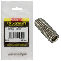 Champion C1816-9 M5 x 5mm Stainless Grub Screw - 10/Pack