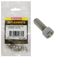 Champion C1818-4 1/4 x 1/2" Socket Head Cap Screw (316) - 10/Pack