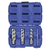 Bordo 7400-S2X50 50mm HSS Annular Cutter Set, 4pieces