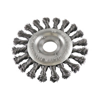 Rocket Steel Twist Knot Wheel 115 x 12mm x M22.2 - U115