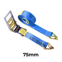 Austlift Ratchet Tie Down Hook/Keeper 75mm x 9m x 5000kg (5Tonne) LC