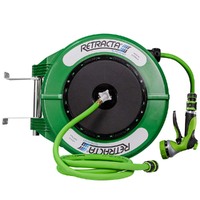 Retracta R3 1/2" x 18m Garden Hose Reel With RACR - Green Case