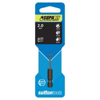 Sutton D2130200 2mm Supabit Impact Drill Bit - Jobber Drill Bit - HSS