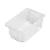Fischer Store-Tub Nesting Crate 52L Clear 648 x 415 x 265mm