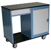 Ezylok Mobile Workstation w/ 1 Cupboard & Drawer