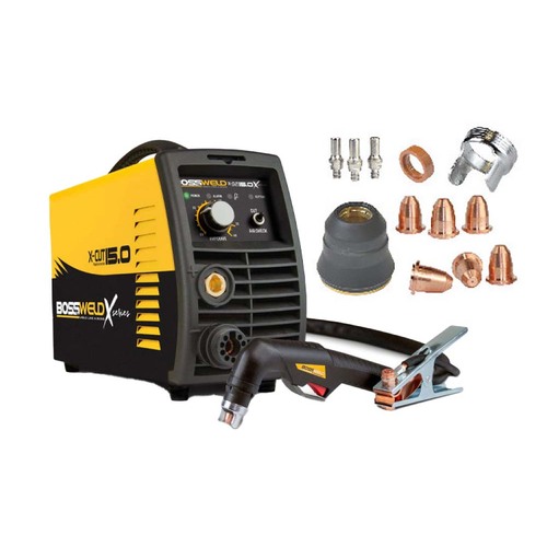 Bossweld X-Cut 15 Plasma Cutter With Bonus Consumable Pack
