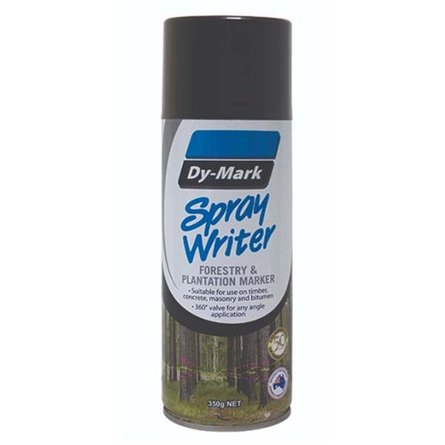 Dy-Mark Spray Writer Black 350g (Forestry & Plantation Marking Paint)
