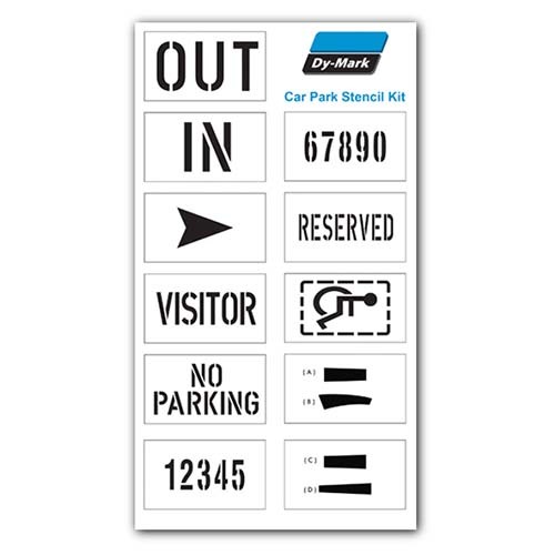 Dy-Mark Poly Car Park Stencil Kit