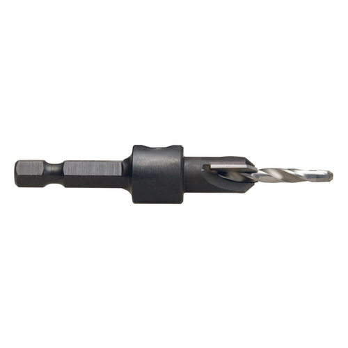 P&N 107DC0010 Quickbit 10G 9/64" Pilot Drill Bit & Countersink 1/4" Shank - TCT