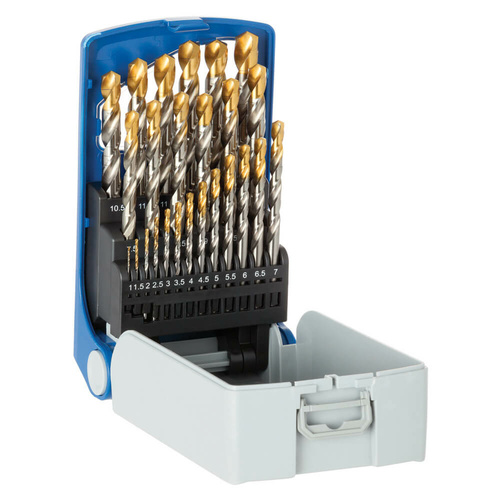 P&N 150B0WS3M Workshop 25 piece Jobber Drill Set - HSS Tinite 1 - 13mm x 0.5mm