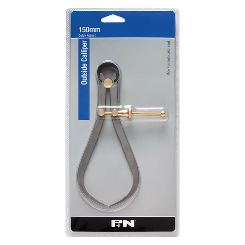 P&N 267MTQ206 Workshop Outside Caliper Quick Adjust 150 mm High Carbon Steel
