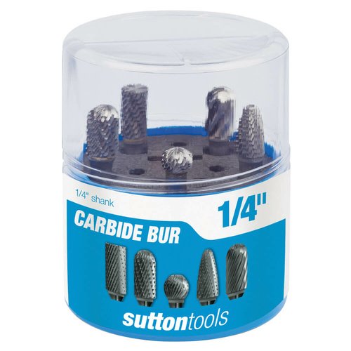 Sutton B900SCB100 Bur SCB100 Set 5Pce VHM Bright