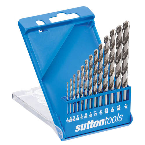 Sutton D105SLV13 13 piece Jobber Viper Imperial Drill Set - HSS