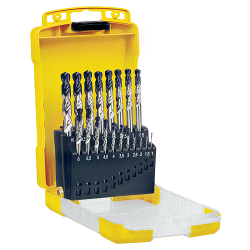 Sutton D180SM2 19 piece R40 Inox Jobber Metric Drill Set - HSS TiAlN