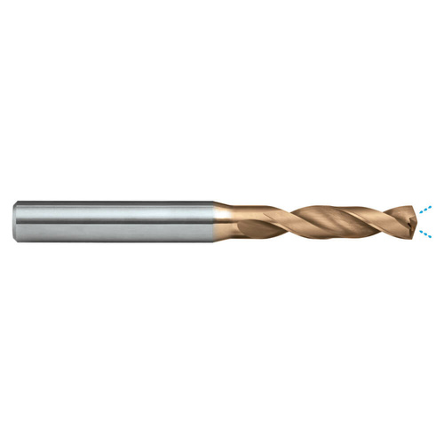 Sutton D3560300 3mm Carbide Drill Bit - 3xD - R30 VA IK - VHM - Helica