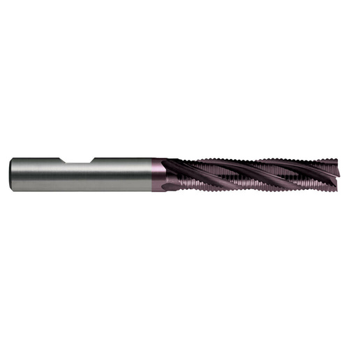 Sutton E1770600 6 x 6mm 3 Flute Roughing Endmill - HSS Co11% TiAlN Long