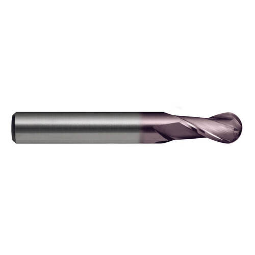 Sutton E3140159 1/16 x 1/8 2Flute Ball Nose Endmill Carbide AlCrN Regular