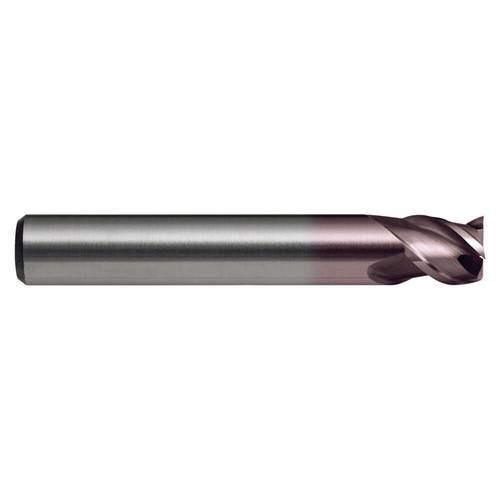 Sutton E5190400 4 x 6mm 3 Flute Endmill - Solid Carbide VHM AlCrN - Short