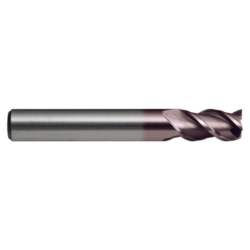 Sutton E5230400 4 x 6mm Long 3 Flute Endmill - Carbide VHM AlCrN Regular