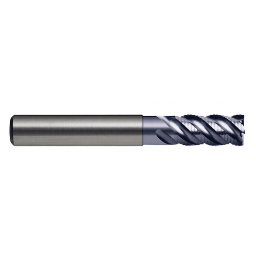 Sutton E5490400 4 x 6mm 3 Flute Roughing Endmill VHM Ultra AlCrN Regular