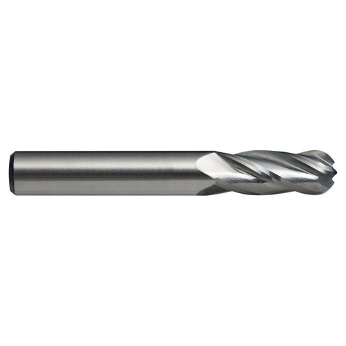 Sutton E6060100 1 x 3mm 4 Flute Ball Nose Endmill - Carbide VHM - Regular