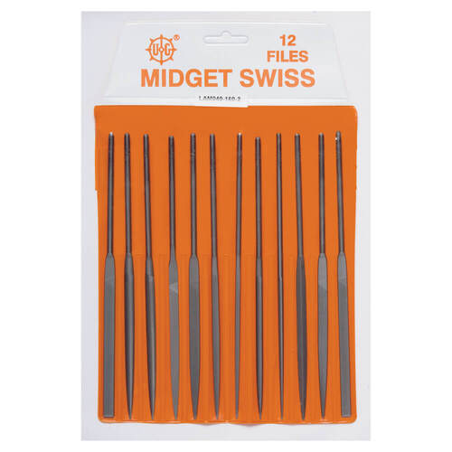 Sutton M305M060 File M305 T060 Set 12Pce Needle Bright