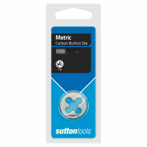 Sutton M4000200 M2 x 0.4mm 1" OD Metric Button Die - Carbon Steel