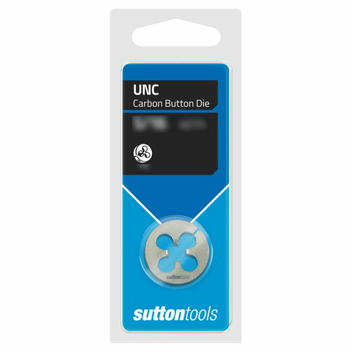Sutton M4120635 UNC 1/4" x 20 TPI - 1" OD Button Die - Carbon Steel