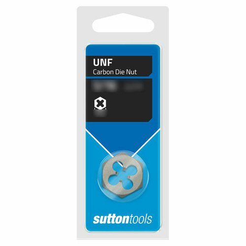 Sutton M4460476 UNF 3/16" x 32 TPI - Imperial Die Nut - Carbon Steel