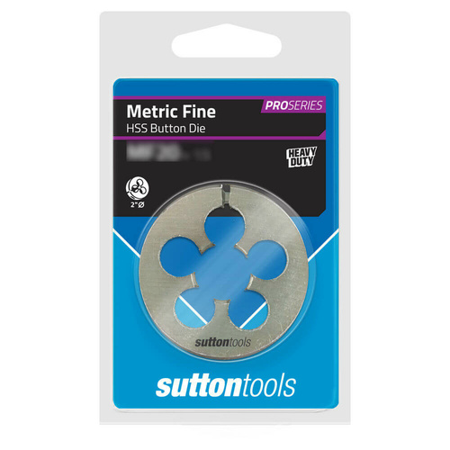 Sutton M5562007 MF20 x 1.5mm - 2" OD Metric Button Die - HSS Pro Series