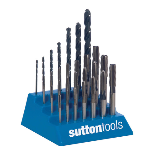 Sutton T901SDT1 Metric Tap and Drill Set 28 piece (Taper/Inter/Bottom) HSS