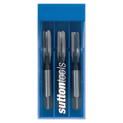 Sutton T9040476 UNS 3/16-32 Straight Flute Tap Set (3 pieces) ISO529 HSS