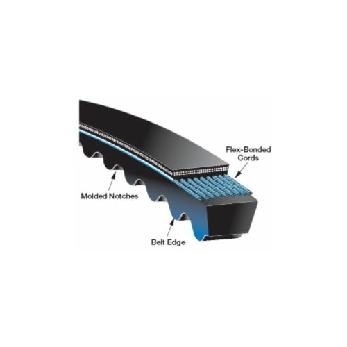 Gates 3VX1250 (9412-1250) Super HC Narrow Section V Belt
