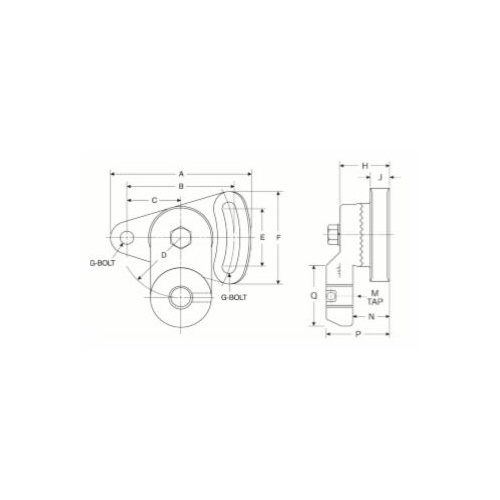 Gates 20-IDL-BRAK (7720-1020) Idler Bracket