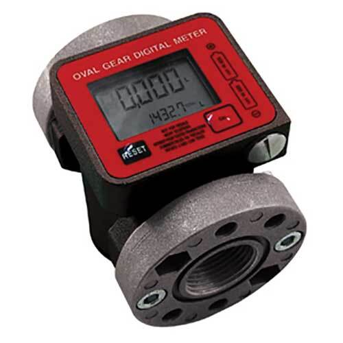 Piusi 3/4" BSP inlet, 60 L/min Electronic Oil Meter K600N-3O