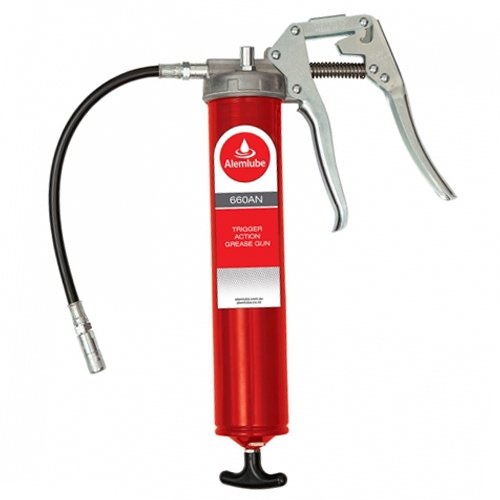 Alemlube Trigger Action Grease Gun with Flexible Extension 660AN