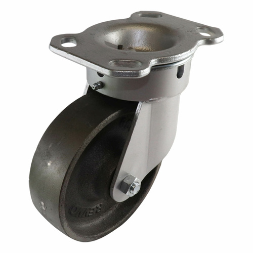 150mm Swivel Plate Castor - Cast Iron Wheel TH