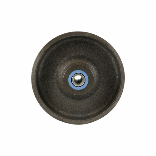 150mm Cast Iron Wheel - 20mm Roller Bearing Silver W1